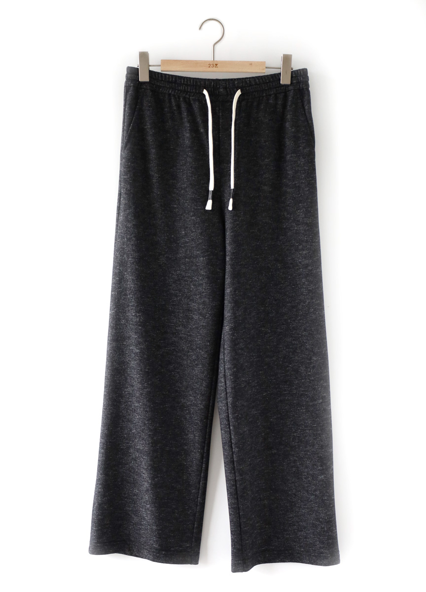 毛呢休閒直筒長褲